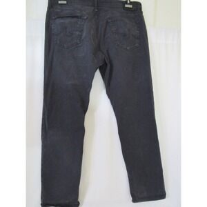 AG Adriano Goldschmied The Graduate Size 38/32 Black 97% Cotton Men's Jeans